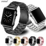Luxury Stainless Steel Metal Strap for Apple Watch 3/2/1 42 38 mm