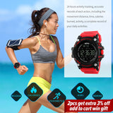 Waterproof Smart Watch with Pedometer Calories & Chronograph