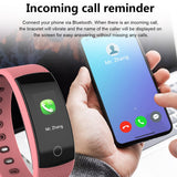 Bluetooth Smartband with Heart Rate Monitor and Message Reminder