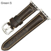 Leather Watch Bracelet For Apple Watch Band 42mm 38mm