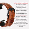Leather Watch Bracelet For Apple Watch Band 42mm 38mm