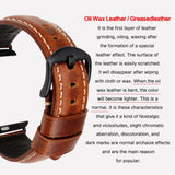 Leather Watch Bracelet For Apple Watch Band 42mm 38mm