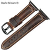 Leather Watch Bracelet For Apple Watch Band 42mm 38mm