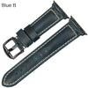 Leather Watch Bracelet For Apple Watch Band 42mm 38mm