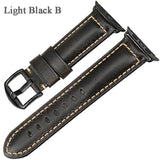Leather Watch Bracelet For Apple Watch Band 42mm 38mm