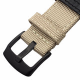 Canvas Nylon + Genuine Leather Watchband for iWatch Apple Watch 38mm 42mm Series 3 2 1