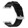 Canvas Nylon + Genuine Leather Watchband for iWatch Apple Watch 38mm 42mm Series 3 2 1