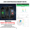 Bluetooth Smartband with Heart Rate Monitor and Message Reminder
