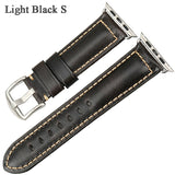 Leather Watch Bracelet For Apple Watch Band 42mm 38mm
