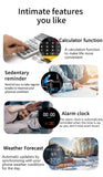 Color Touch Screen Waterproof Smartwatch