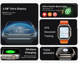 Smartwatch with Continuous Heart Rate Monitor & Sport Route Tracking