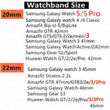 Nylon strap For Samsung Galaxy Watch & Huawei GT