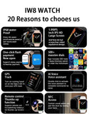 OLED Smart Watch with Blood Pressure Monitor & Pedometer