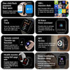 OLED Smart Watch with Blood Pressure Monitor & Pedometer