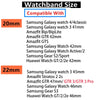 20MM  Watch Band for Samsung Galaxy Watch
