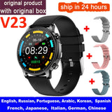 Full Touch Screen Waterproof Smart Watch with Heart Rate Monitor
